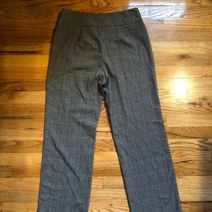 STYLE&CO. STRETCH BLK WHT CHECK PANTS TROUSER 6